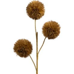 AMADEUS - Tige fleur artificielle Monica, coloris moutarde - H.89cm