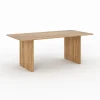 Andrea - table rectangulaire en bois d'acacia 8 personnes