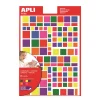APLI - Gommettes carrées 6 feuilles