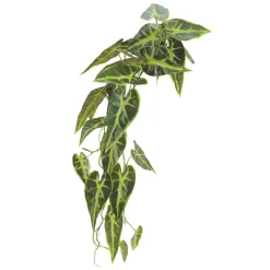 ARCHE DIFFUSION - Chute d'alocasia artificielle vert H84cm