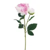 ARCHE DIFFUSION - Fleur artificielle tige de pivoine rose H.76cm