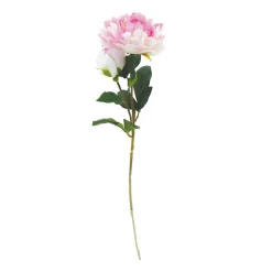 ARCHE DIFFUSION - Fleur artificielle tige de pivoine rose H.76cm