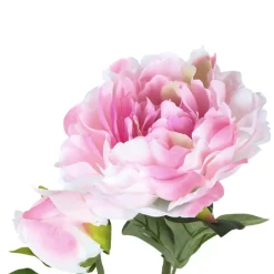 ARCHE DIFFUSION - Fleur artificielle tige de pivoine rose H.76cm