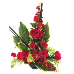 ARCHE DIFFUSION - Fleurs artificielles - coupe florale assort. de couleurs D.66 H.52cm