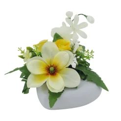 ARCHE DIFFUSION - Fleurs artificielles - composition florale boule H.13x26cm