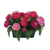 ARCHE DIFFUSION - Fleurs artificielles - coupe florale fuchsia H.19x28cm