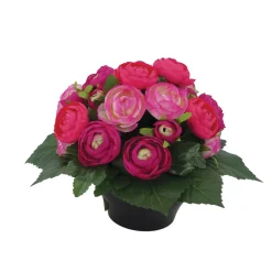 ARCHE DIFFUSION - Fleurs artificielles - coupe florale fuchsia H.25 D.25cm