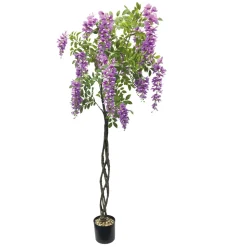 ARCHE DIFFUSION - Fleurs artificielles - glycine lavande H.170cm