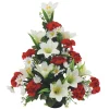 ARCHE DIFFUSION - Fleurs artificielles - coupe florale rouge H.48 D.41cm