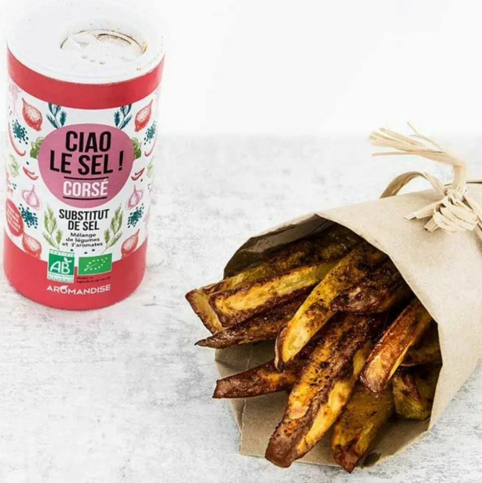 AROMANDISE - 4 substituts de sel - doux, corsé, acidulé, iodé