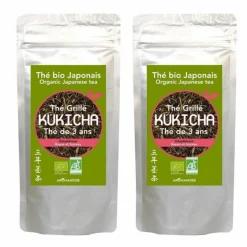 AROMANDISE - Brindilles de thé vert bio japonais kukicha 160 g