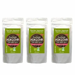 AROMANDISE - Brindilles de thé vert bio japonais kukicha 240 g