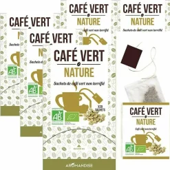 AROMANDISE - Café vert nature 90 sachets