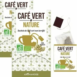 AROMANDISE - Café vert nature 36 sachets