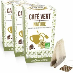 AROMANDISE - Café vert nature 54 sachets