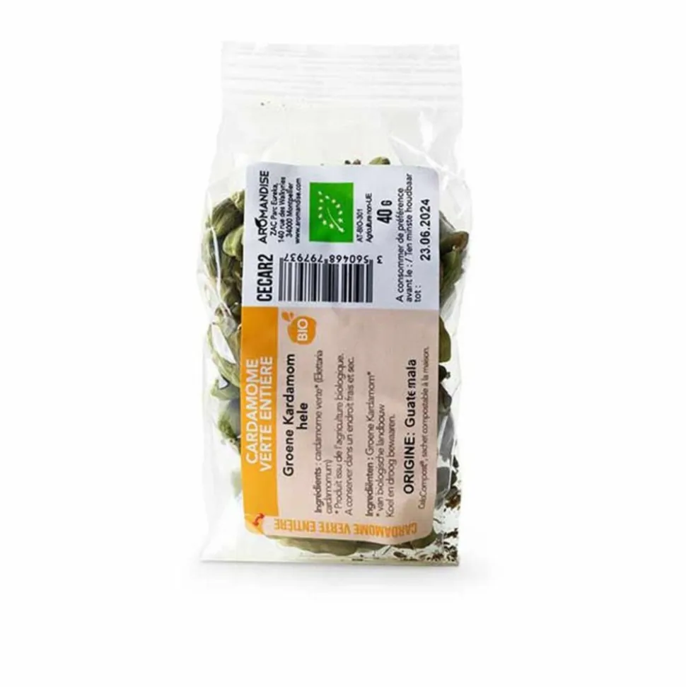 AROMANDISE - Cardamome verte entière bio - 40 g