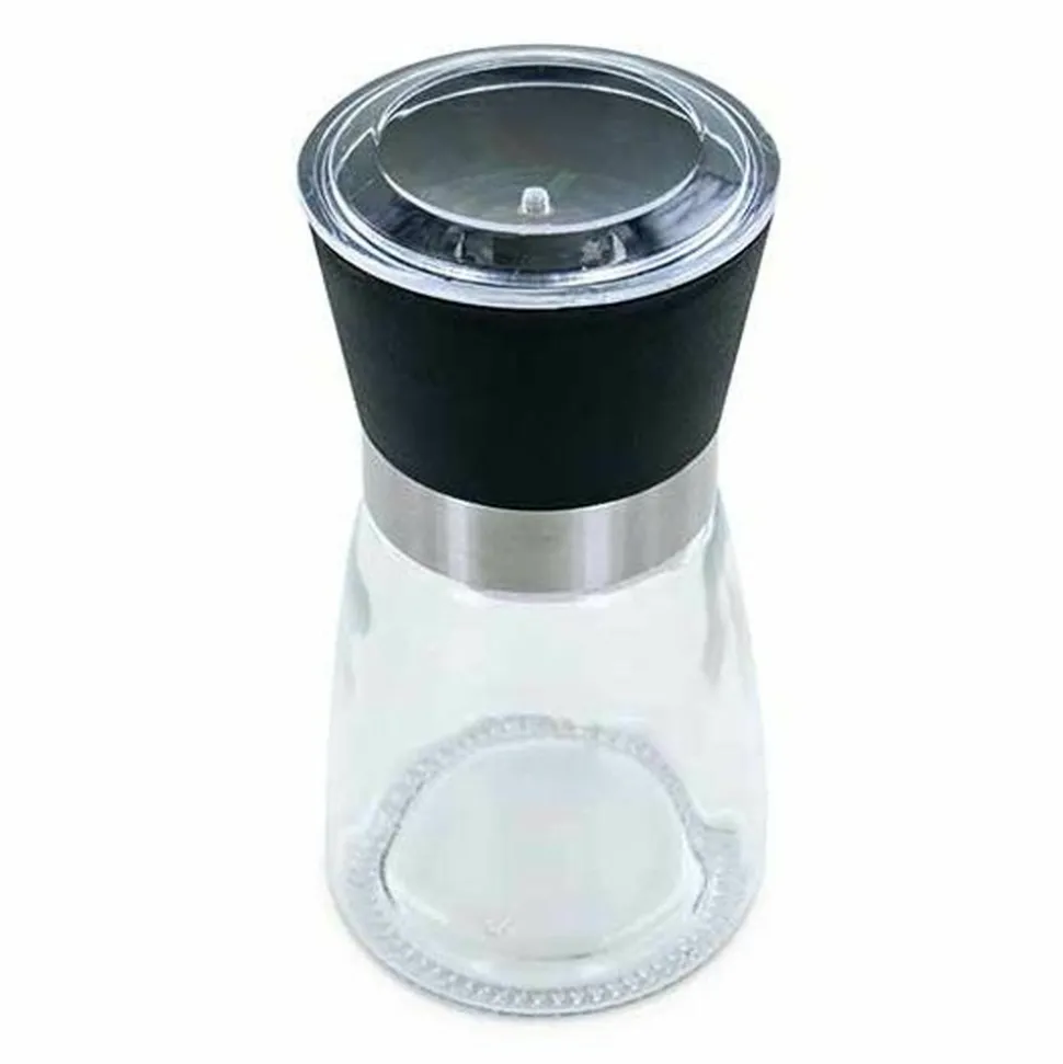 AROMANDISE - Coffret épices avec moulin, entonnoir & 4 flacons