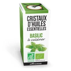 AROMANDISE - Cristaux d'huiles essentielles - basilic 10 g