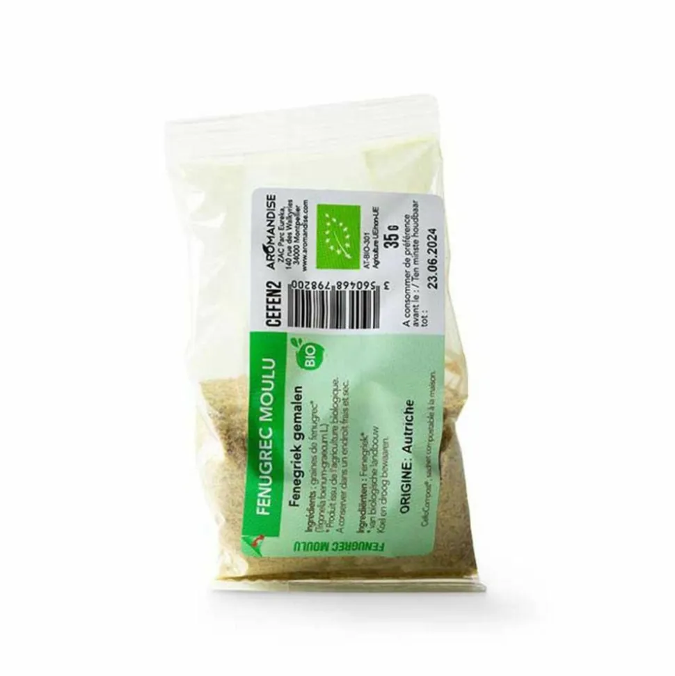AROMANDISE - Fenugrec moulu bio - 35 g