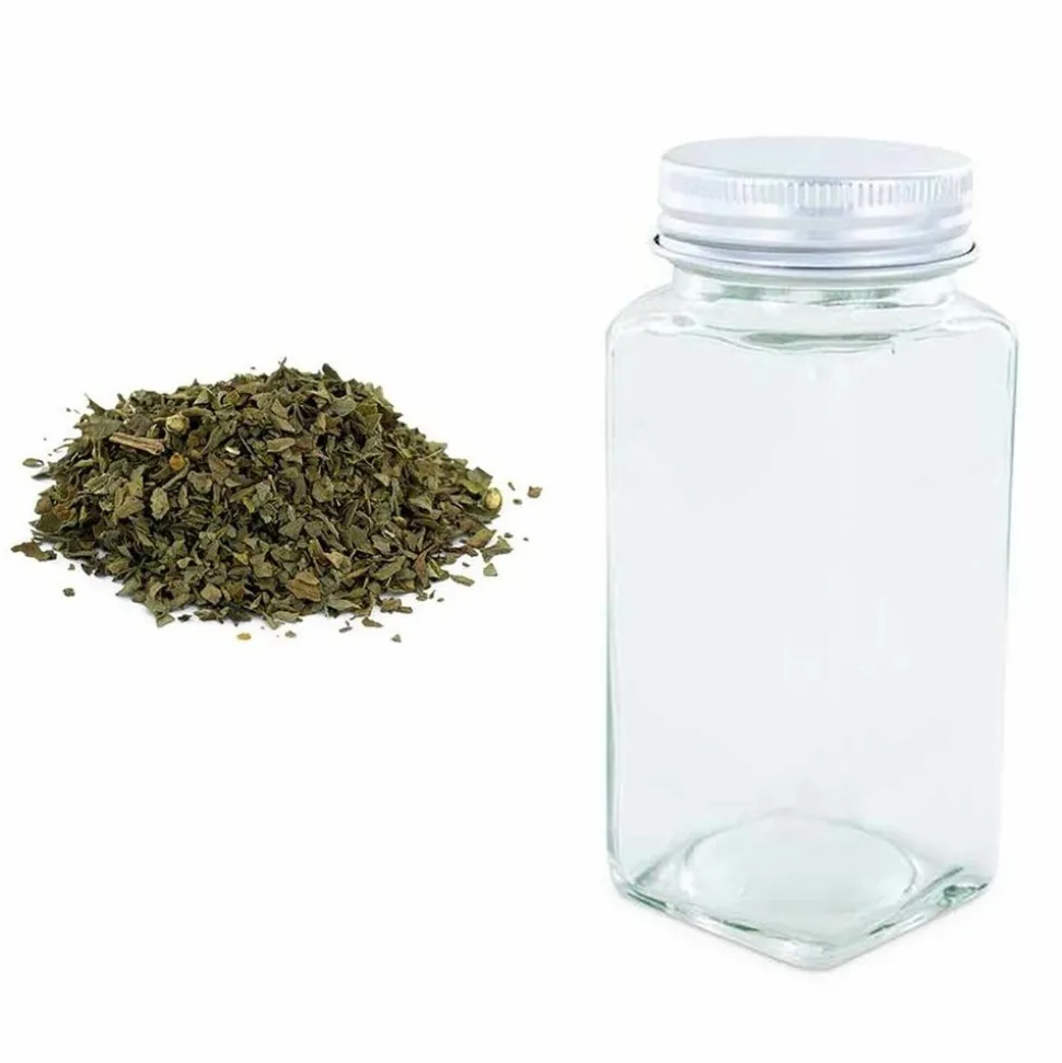 AROMANDISE - Flacon à épices poudreur + basilic bio 15 g