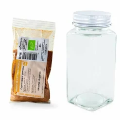 AROMANDISE - Flacon à épices poudreur + piment de cayenne moulu 40 g