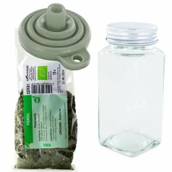 AROMANDISE - Flacon à épices poudreur + entonnoir + persil bio 15 g