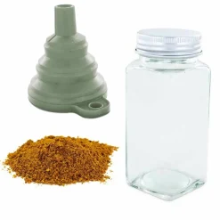 AROMANDISE - Flacon à épices poudreur + entonnoir + ras el hanout 38 g