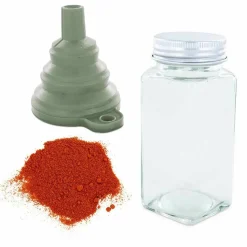 AROMANDISE - Flacon à épices poudreur + entonnoir + paprika fumé 40 g