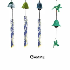 AROMANDISE - Jouet du vent en fonte - muguet bleu