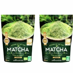 AROMANDISE - Poudre de thé vert bio japonais matcha 100 g