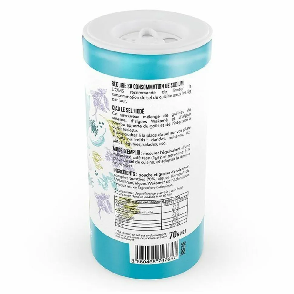 AROMANDISE - Substitut de sel iodé 210 g