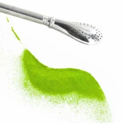 AROMANDISE - Thé matcha de cérémonie premium 30 g + paille inox avec filtre