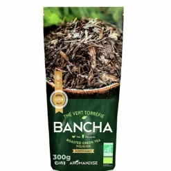 AROMANDISE - Thé vert bio japonais bancha hojicha 300 g