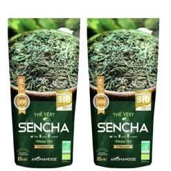 AROMANDISE - Thé vert bio japonais sencha 170 g
