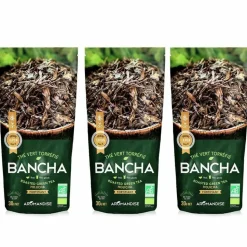 AROMANDISE - Thé vert bio japonais bancha hojicha 90 g