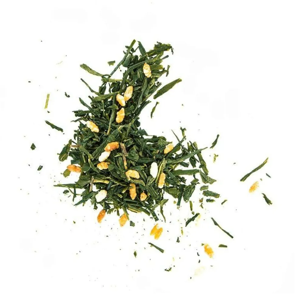 AROMANDISE - Thé vert bio japonais genmaicha - sencha & riz grillé - 100 g