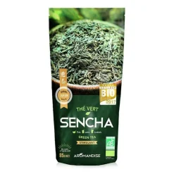 AROMANDISE - Thé vert bio japonais sencha 85 g