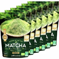 AROMANDISE - Thé vert bio matcha en poudre 300 g