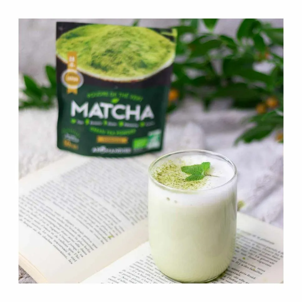 AROMANDISE - Thé vert bio matcha en poudre 500 g
