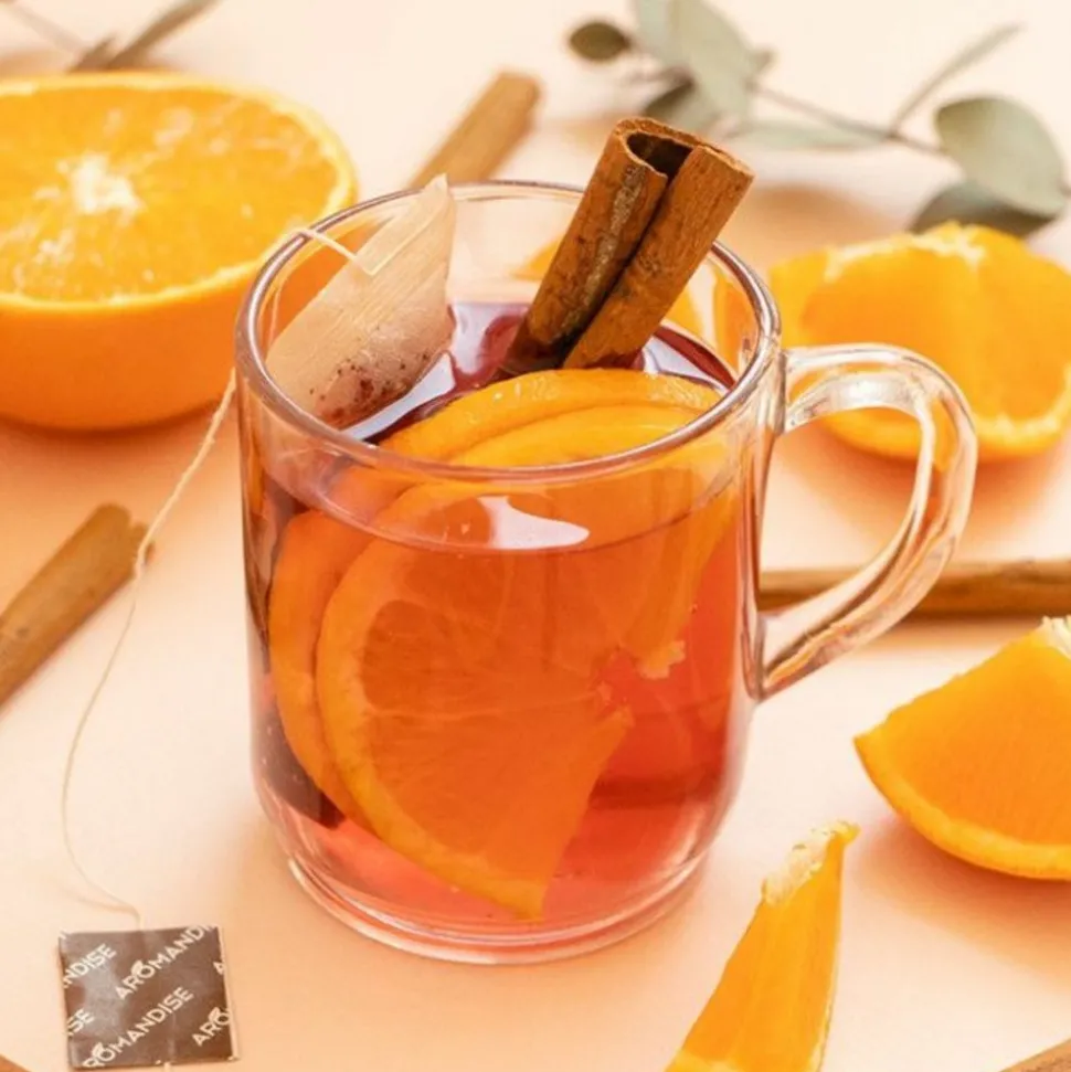 AROMANDISE - Trio tisanes festives - soirées d'hiver + magie de noël + orange cannelle