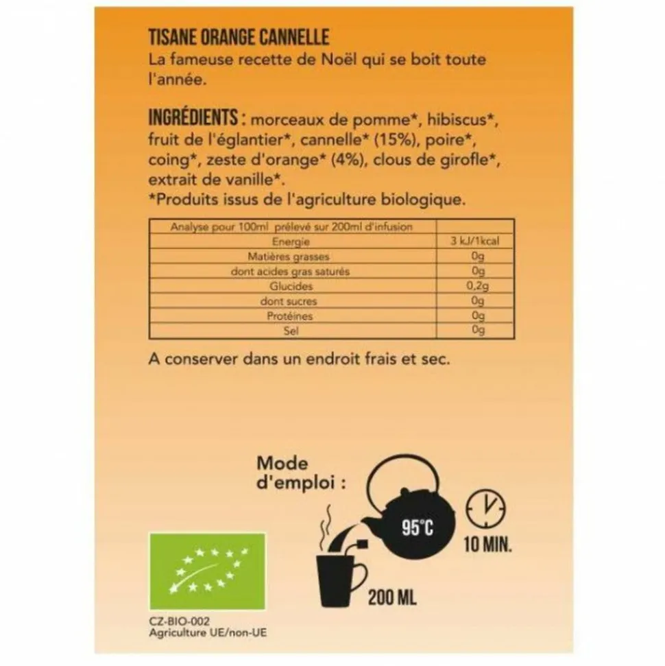 AROMANDISE - Trio tisanes festives - soirées d'hiver + magie de noël + orange cannelle