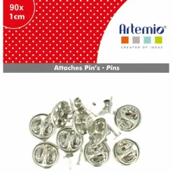 ARTEMIO - 90 attache pin's métalliques