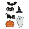 ARTEMIO - 6 autocollants en caoutchouc - halloween
