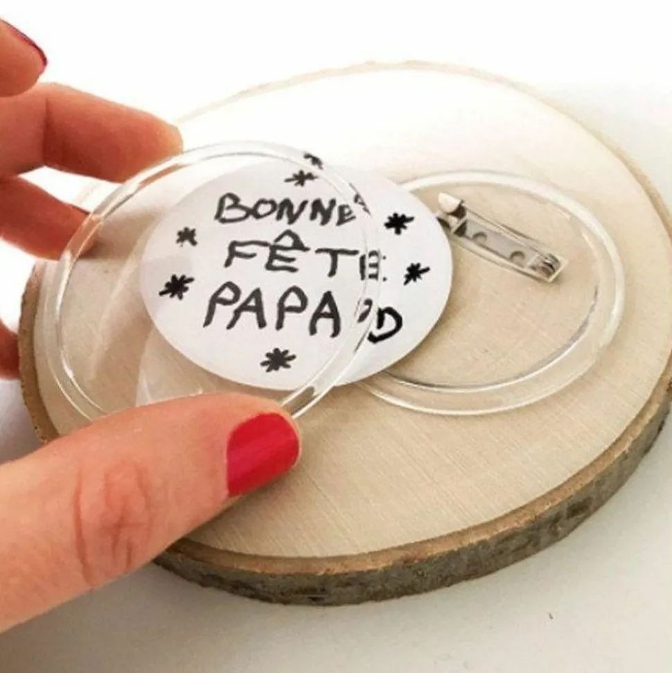 ARTEMIO - 30 badges à personnaliser ø 6 cm