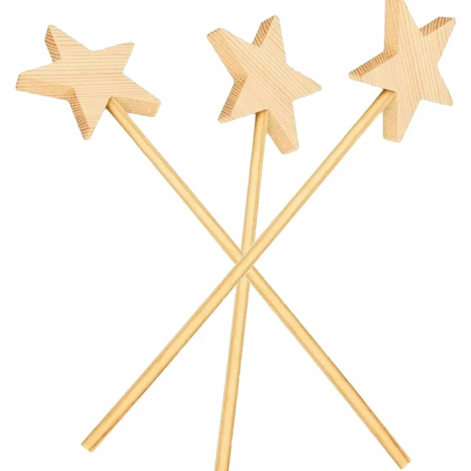 ARTEMIO - 20 baguettes magiques en bois 23 cm