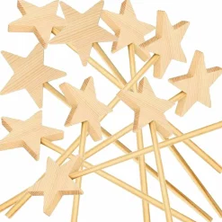 ARTEMIO - 10 baguettes magiques en bois 23 cm