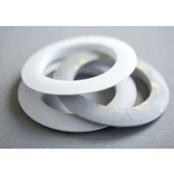 ARTEMIO - 2 bracelets en bois plats 6,8 cm