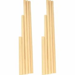 ARTEMIO - 10 bâtons en bois pour macramé