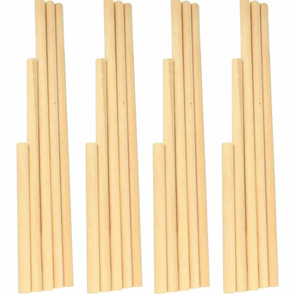 ARTEMIO - 20 bâtons en bois pour macramé