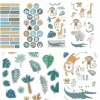 ARTEMIO - 6 feuilles de stickers safari